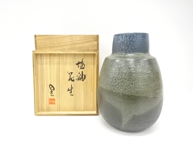 JAPANESE CERAMICS / FLOWER VASE / ARTISAN WORK